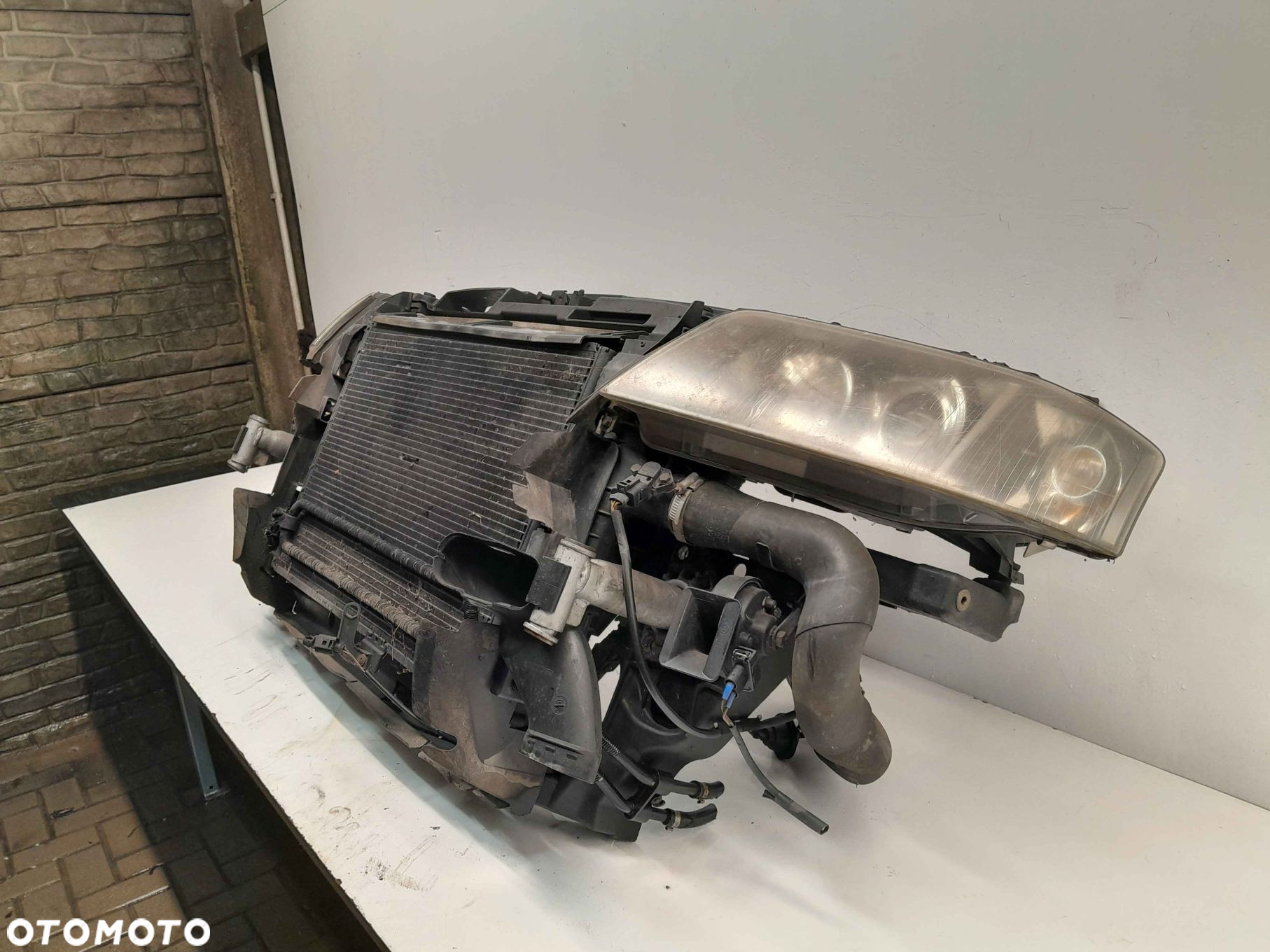 ^ PAS PRZEDNI AUDI A6 C5 2.5 TDI V6 ALLROAD BELKA OKULAR CHŁODNICA WODY WENTYLATOR OBUDOWA ZAMEK KOMPLET - 2