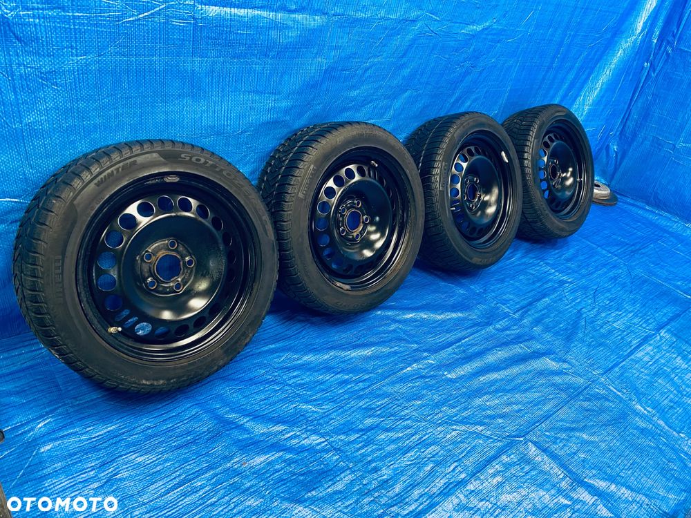 KOŁA 17 KOŁO FELGA STALOWE 17" 5X120 ; 67,1mm ET41 KOMPLET ; OPONY ZIMOWE ZIMA PIRELLI ; OPEL INSIGNIA A - 2