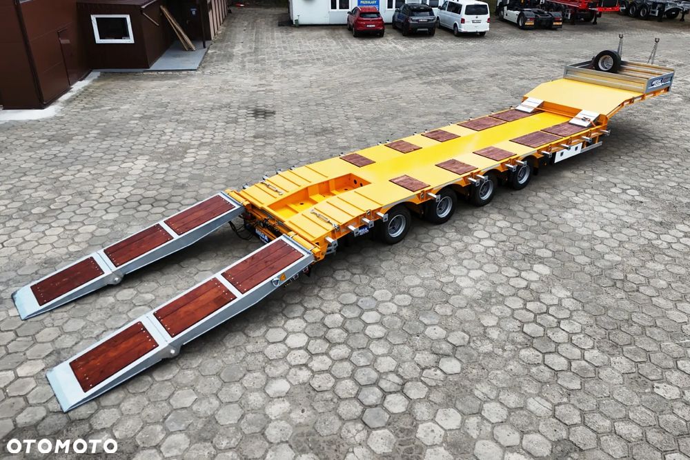 Inny 4 OSIOWA NACZEPA NISKOPODWOZIOWA - ZAGŁĘBIENIE NA ŁYŻKĘ KOPARKI - NAJAZDY HYDRAULICZNE - 15