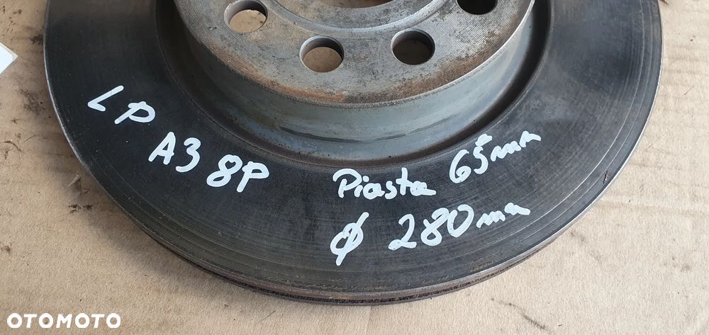 Tarcze hamulcowe przód przednie klocki Audi A3 8P 1.9 TDI 280MM - 11