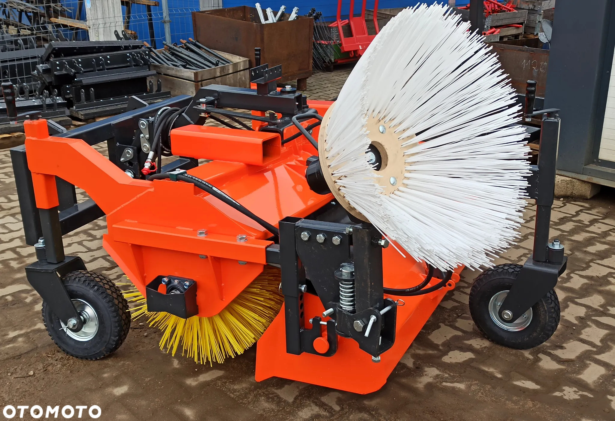 Zamiatarka 1,6 m Top MT do ciagnika, wózka widłowego, ładowarki Metal Technik - 3