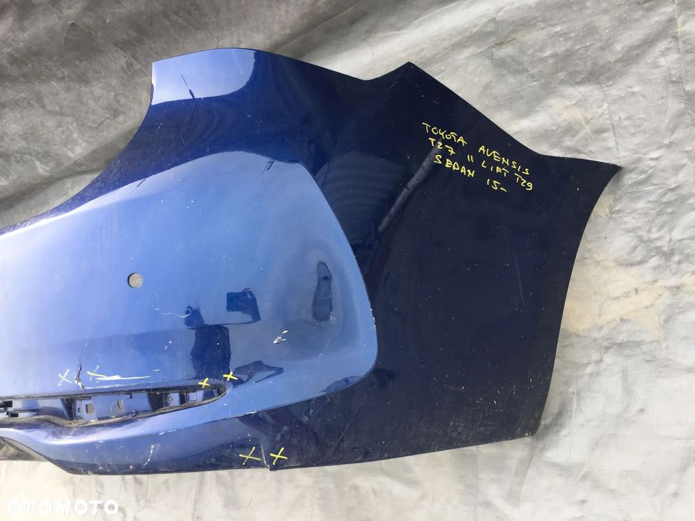 TOYOTA AVENSIS T27 II LIFT T29 SEDAN 2015- ZDERZAK TYLNY TYŁ - 7