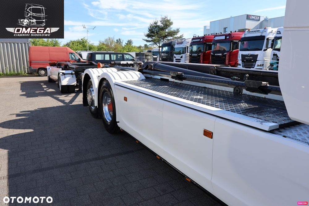 Scania S 500 Hakowiec + przyczepa // Oś skrętna // MEILLER // Klima postojowa / - 21