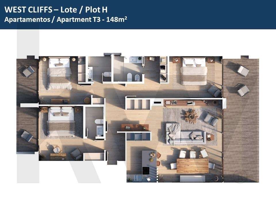 Apartamento T3 de Luxo | Vista Mar e Lagoa de Óbidos | West Cliffs Res - Grande imagem: 2/23