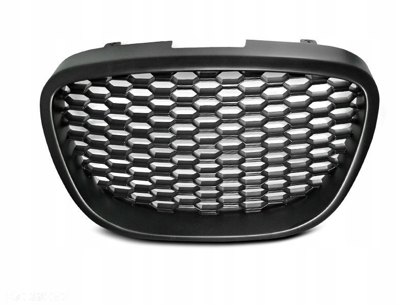 ATRAPA GRILL SEAT LEON ALTEA TOLEDO 2005-09 BLACK MATT - 1