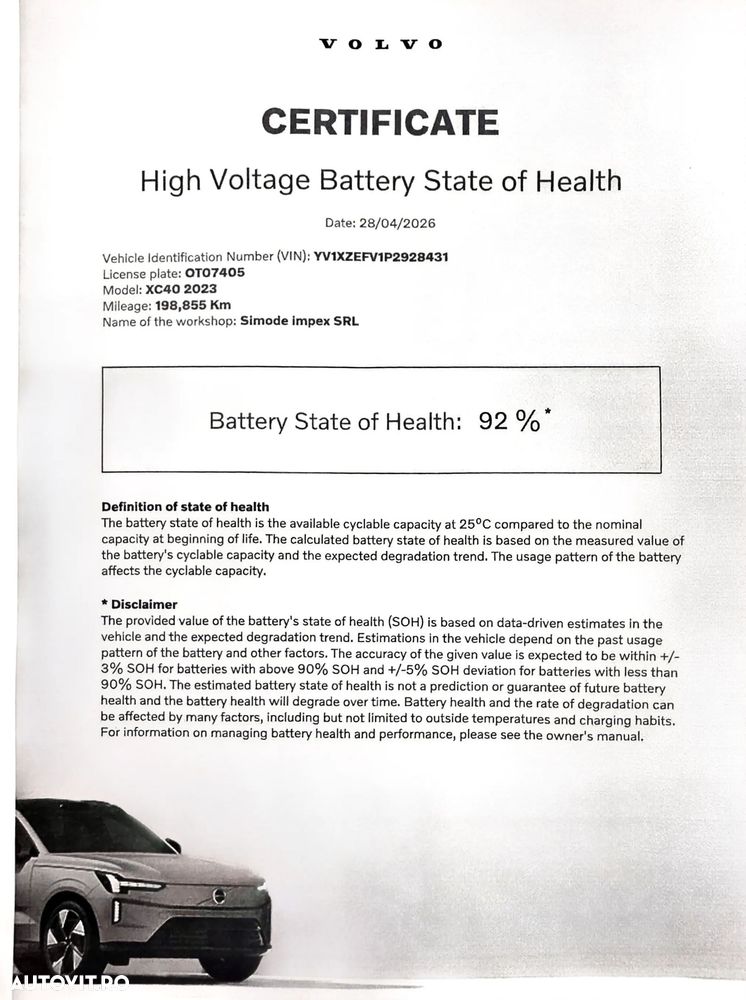 Volvo XC 40 Recharge 69 kWh Single Motor RWD Core - 11
