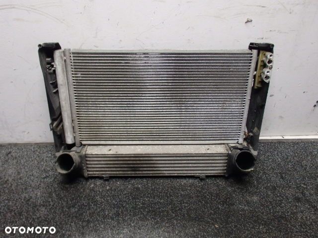 BMW E90 KOMPLET CHŁODNICA KLIMATYZACJI INTERCOOLER 3093796  RAF-AUTO CZESCI BMW - 1