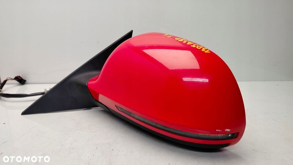 audi a3 8p lift cabrio 08r- lusterko lewe zewnętrzne 6 pinów lz3m - 5