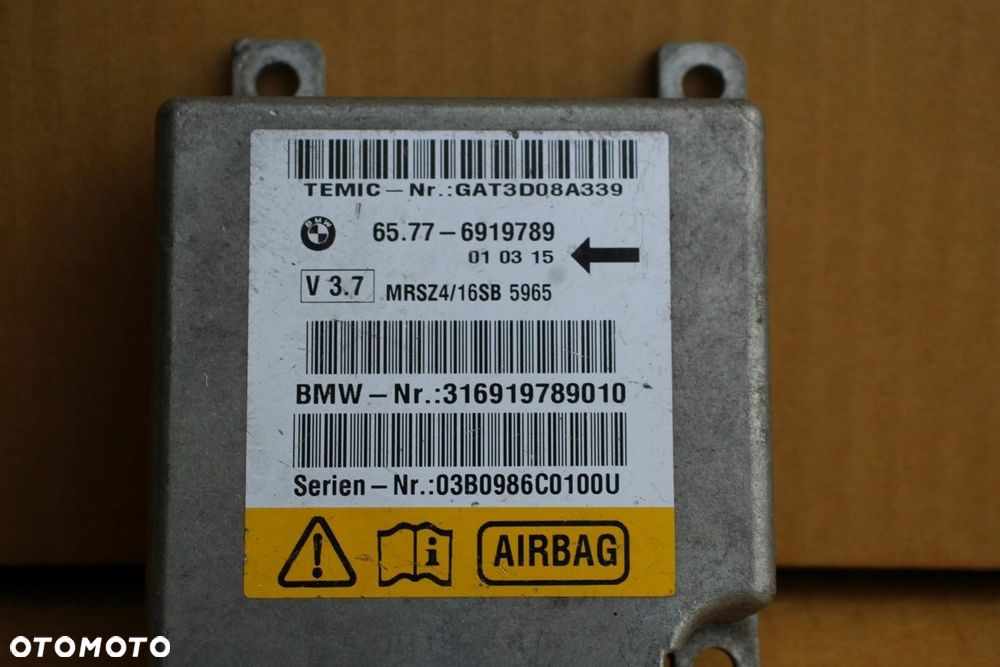 Moduł sensor poduszek AIRBAG BMW 5 e39 6919789 V 3.7 (4475) - 2