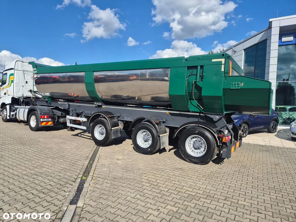 Zorzi 46S095 PRS / WANNA / PODGRZEWANA / WYWROTKA / INOX / HARDOX / PRZESUWNY TYŁ / 3 OSIE / WIELKA ŁADOWNOŚĆ 34TON / DO ASFALTU - 5