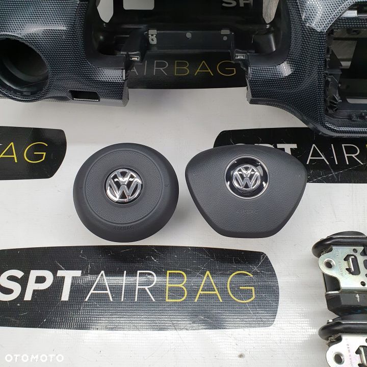 VW UP! UP LIFT DESKA ROZDZIELCZA KONSOLA KOKPIT PULPIT PODUSZKI AIRBAG AIR BAG PASY KIT SET - 6
