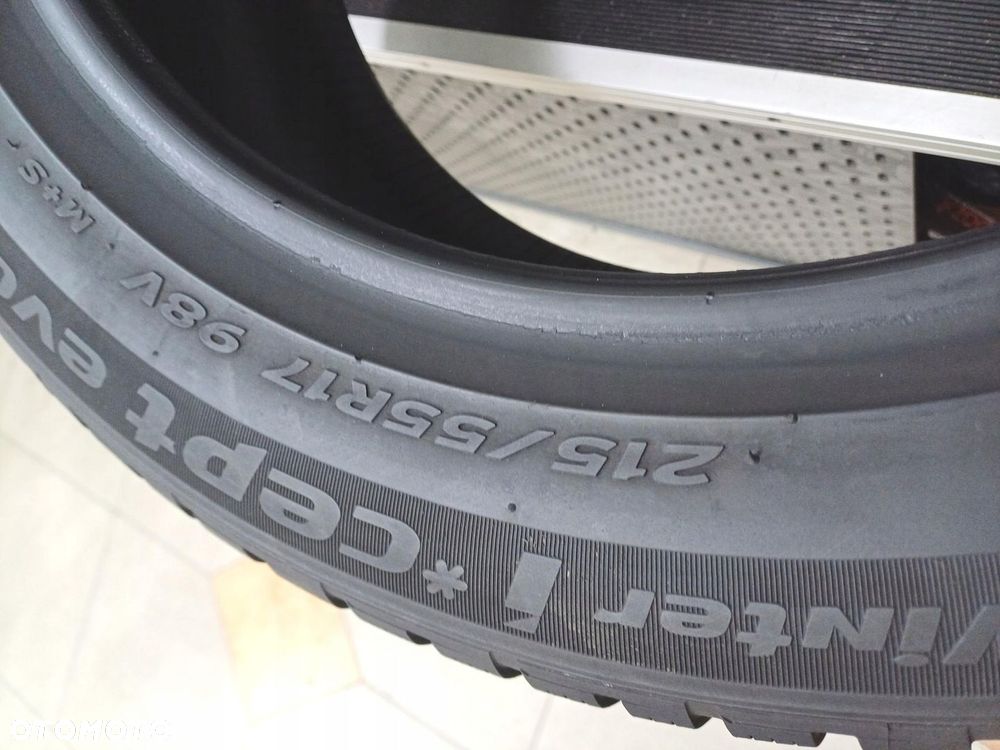 2x 215/55R17 hankook opony zimowe 7mm 52142 - 5
