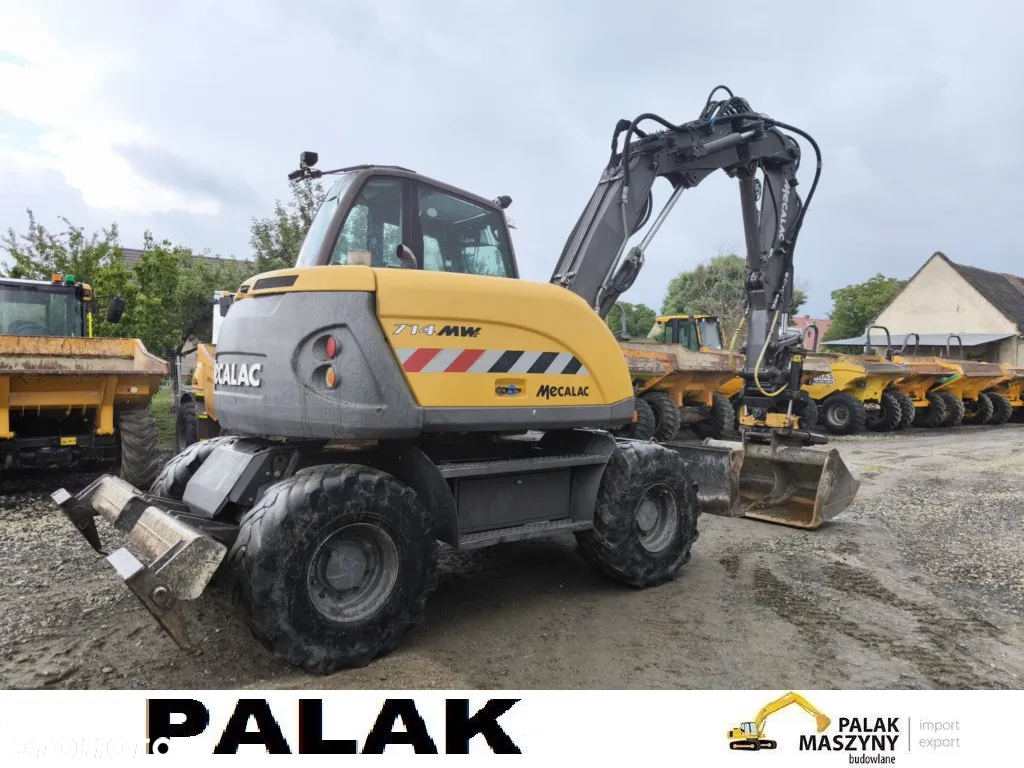Mecalac Koparka kołowa MECALAC  714 MW +ROTATOR , 2014 rok - 2