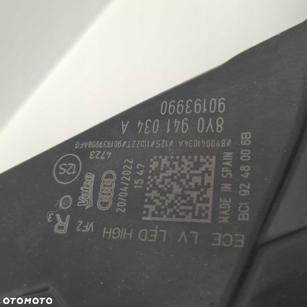 audi a3 8y lampa przednia prawa led - 5