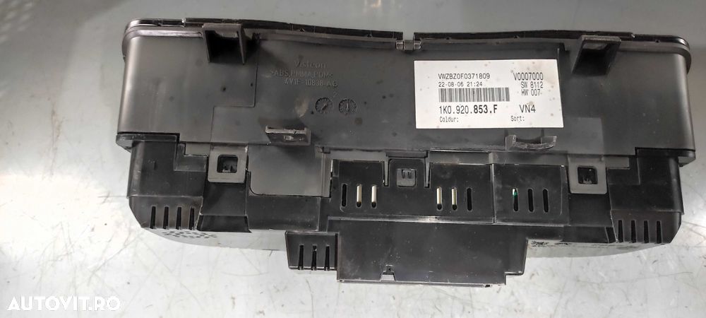 Ceasuri bord minidot volkswagen vw golf 5 plus cod 1K0920853F - 5