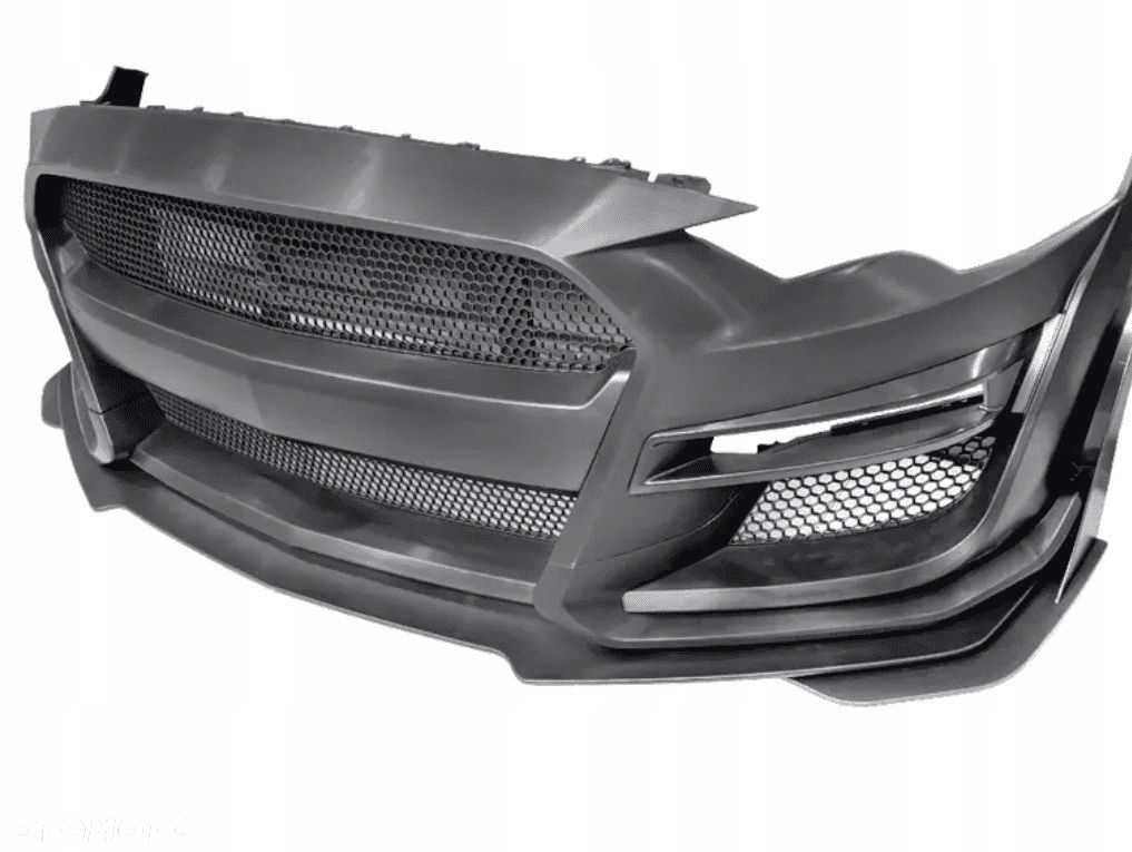 Zderzak Przod kpl spoiler GT500 look Tuning Ford Mustang VI 6 Lift 2018-23 - 3