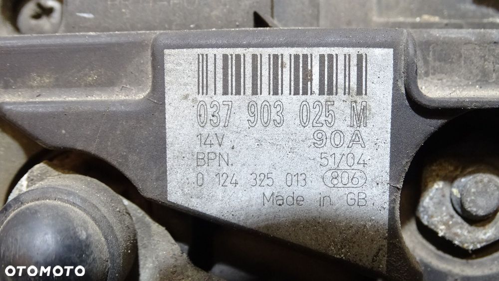 ALTERNATOR 90A SKODA FABIA 1.4  037903025M - 5