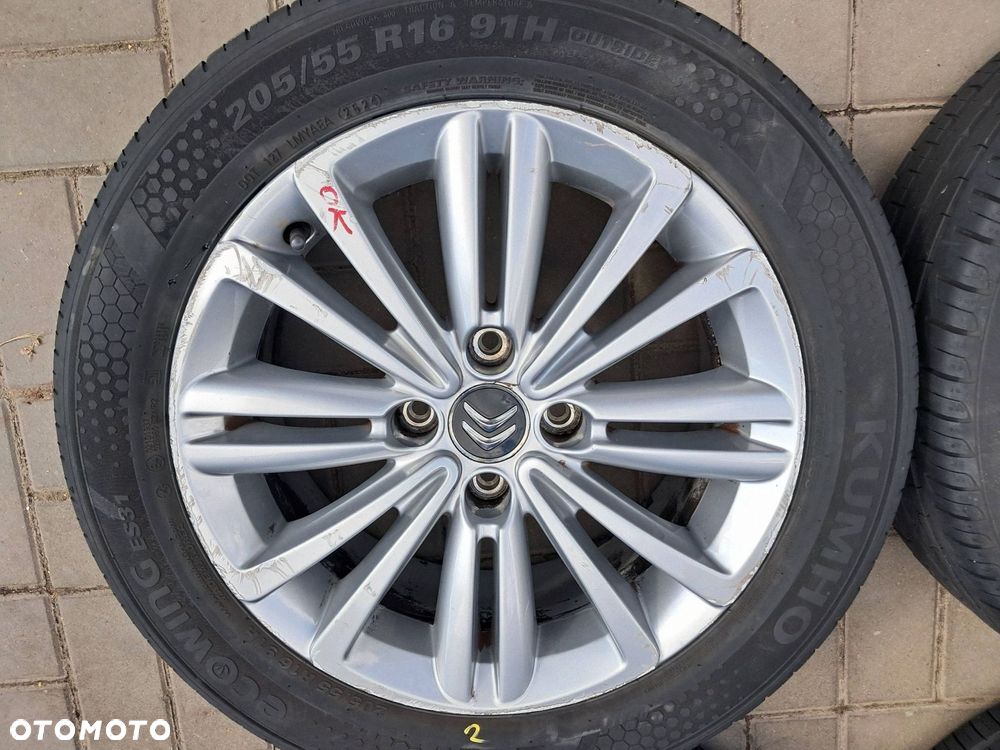 citroen c4 ii b7 felgi aluminiowe 16" 9687802977 4x108 7j et29 205/55r16 - 2
