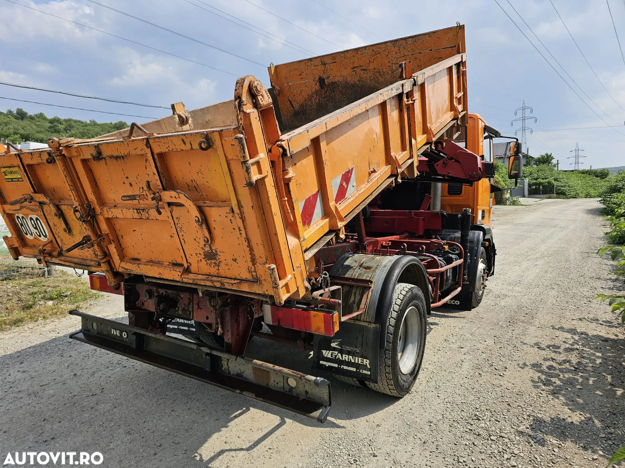 Iveco Eurocargo basculabil cu macara - 4