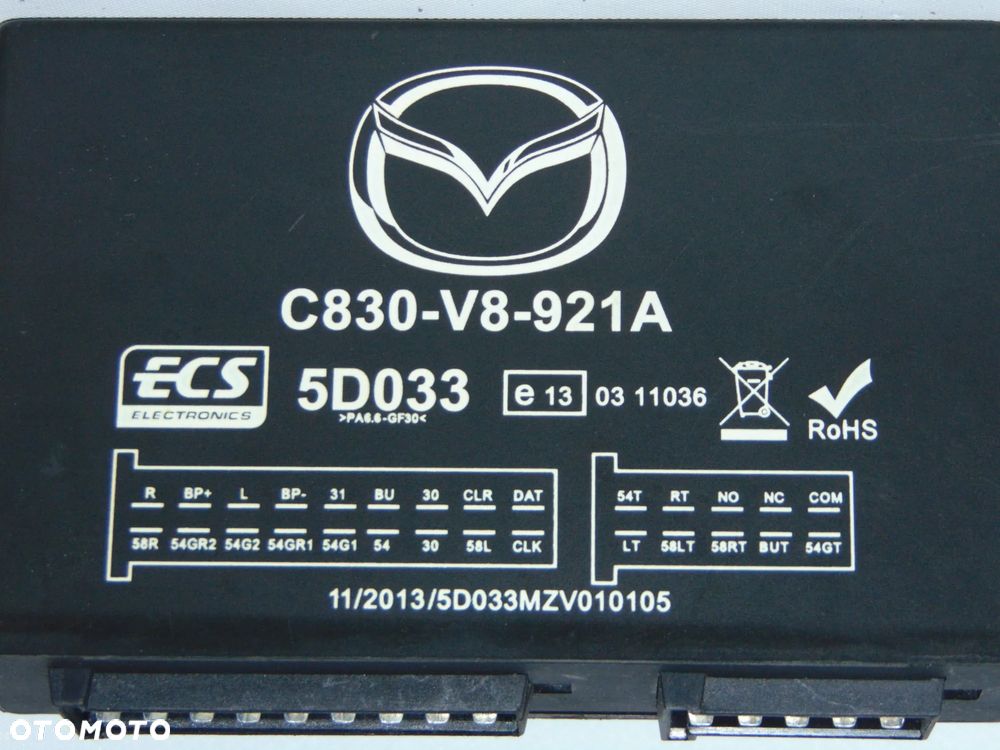 Moduł sterownik świateł haka holowniczego Mazda 6 GH CX-5 CX-7 CX-9 I - 2