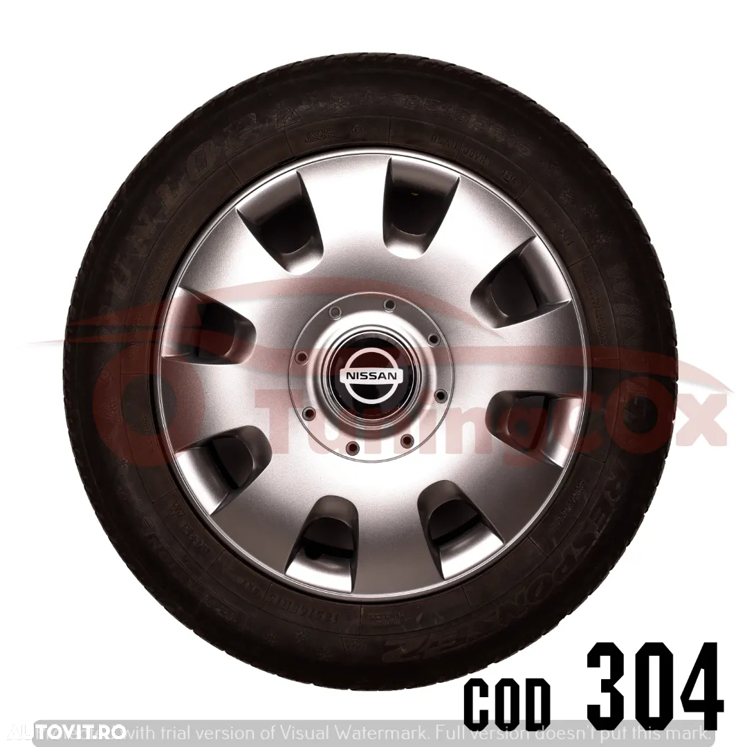 Capace roti R15 Nissan la set de 4 buc,Capace janata aliaj - 4