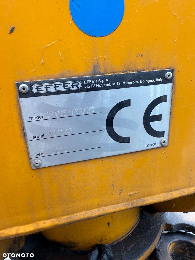 HDS ŻURAW* DŹWIG *EFFER 135/2S+ RADIO* 3,8T na 4M* - 6