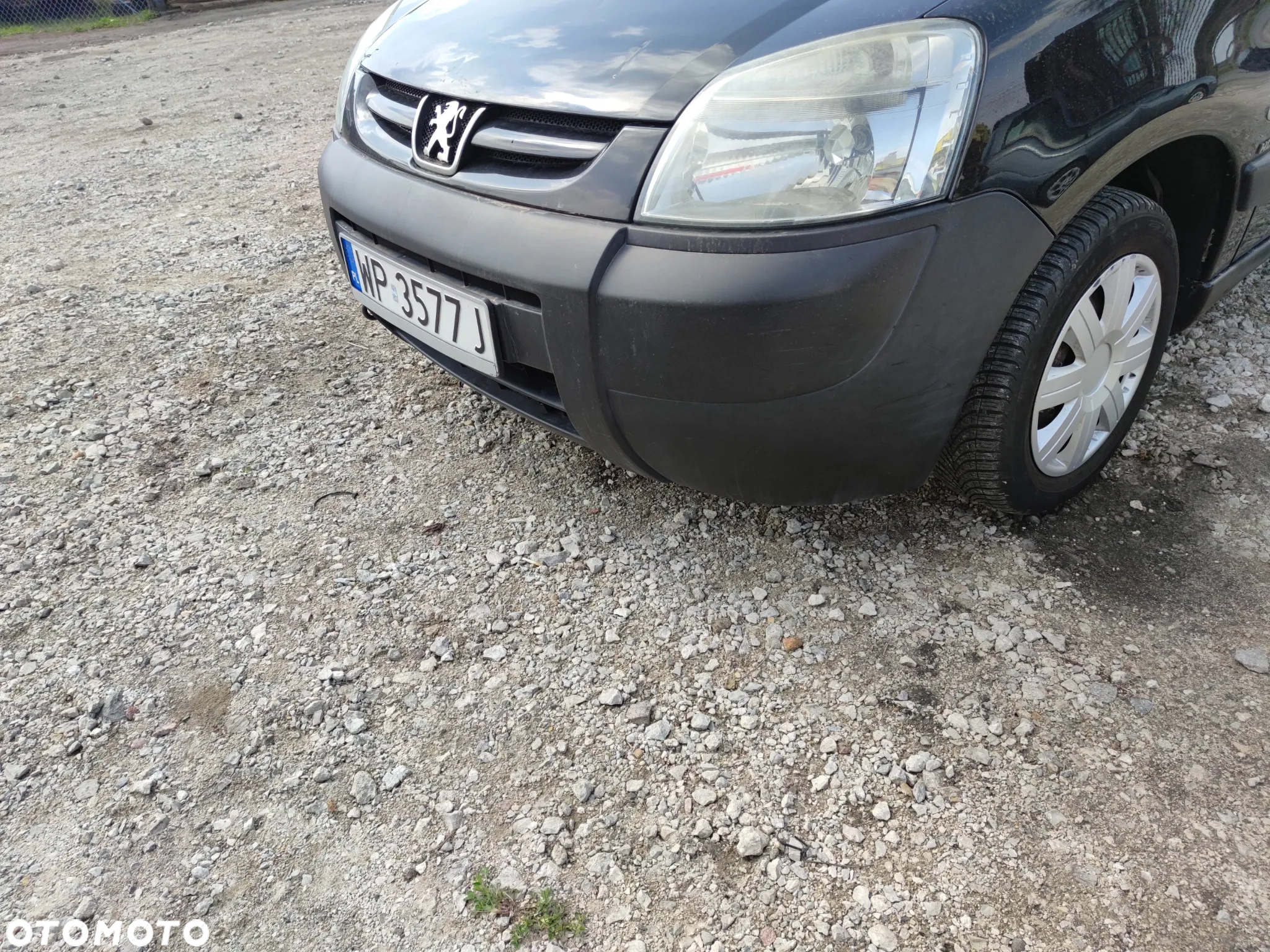 Peugeot partner I lift citroen Berlingo przód kompletny EXYB maska zderzak lampy błotniki pas przedni atrapa chlodnice - 9