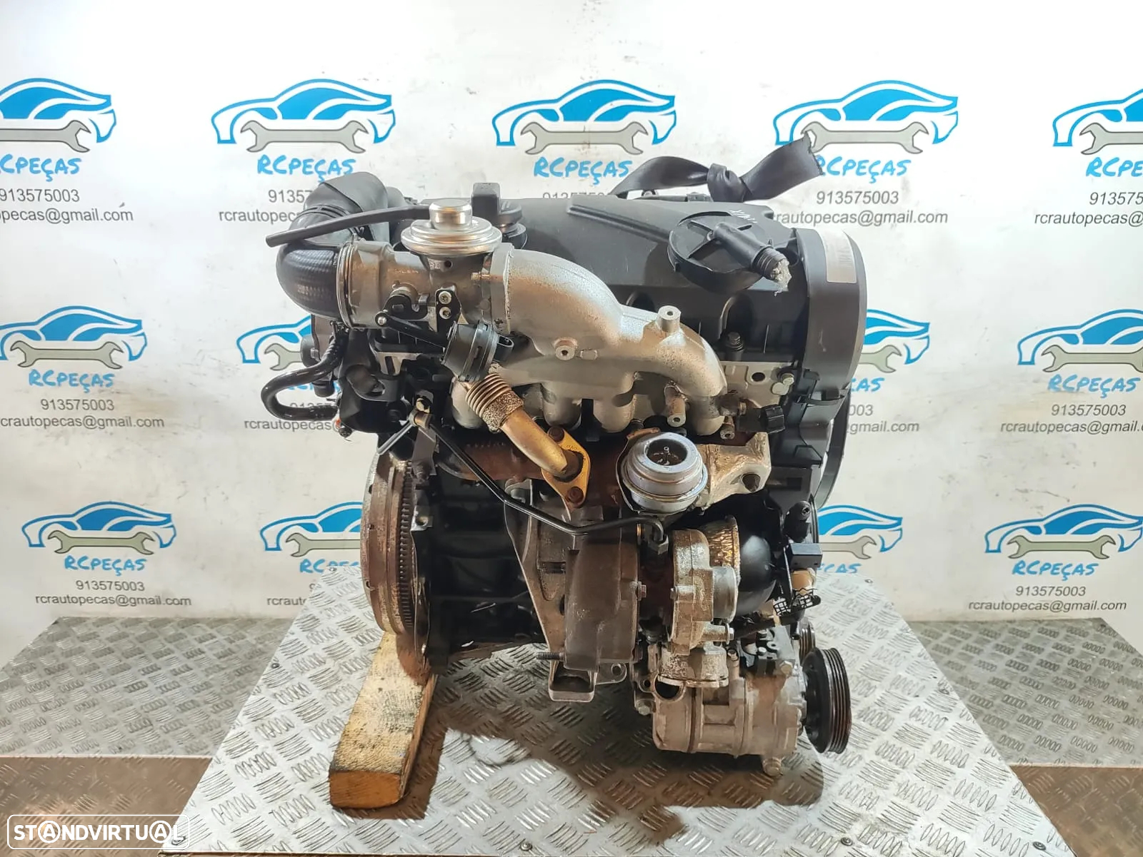 Motor Completo VWAG VW Volkswagen Audi Skoda 1.9 TDI 8v 130cv AWX PD 130 - 5