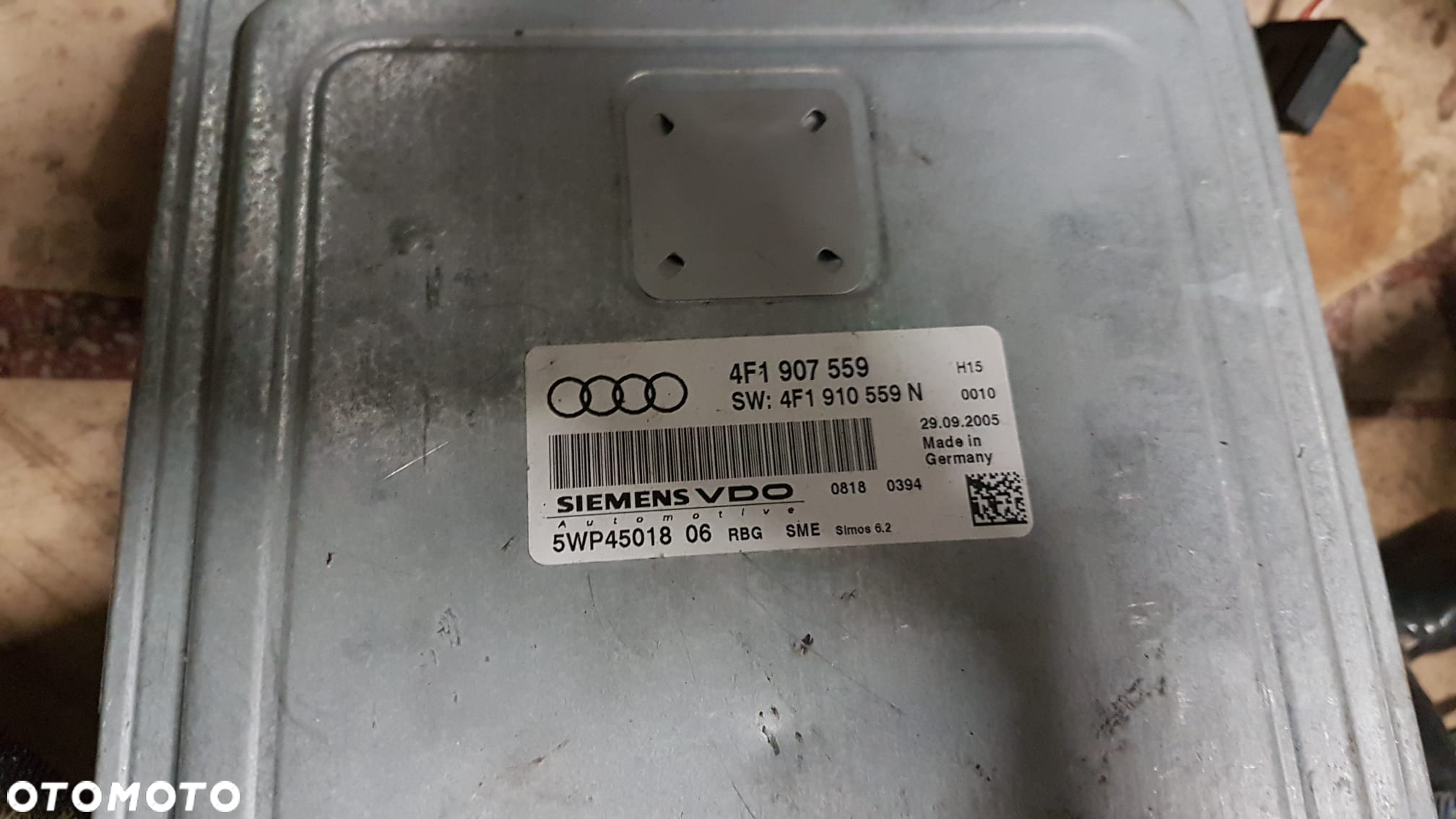 4F1907559 STEROWNIK SILNIKA WIĄZKA 3.2 FSI AUDI A6 C6 4F 4F1971072 - 2