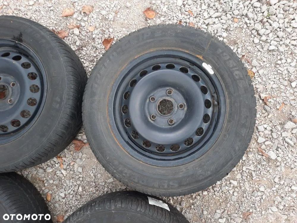 4x koła felgi opony zima Volkswagen Caddy III Touran Audi Seat Skoda Semperit Speed-Grip 2 195/65/15 195/65R15 5mm 5x112 - 4