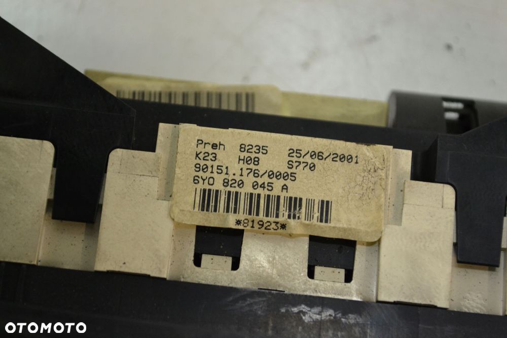 SKODA FABIA I PANEL PRZEŁĄCZNIK NAWIEWU KLIMATYZACJI 6Y0820045A - 7