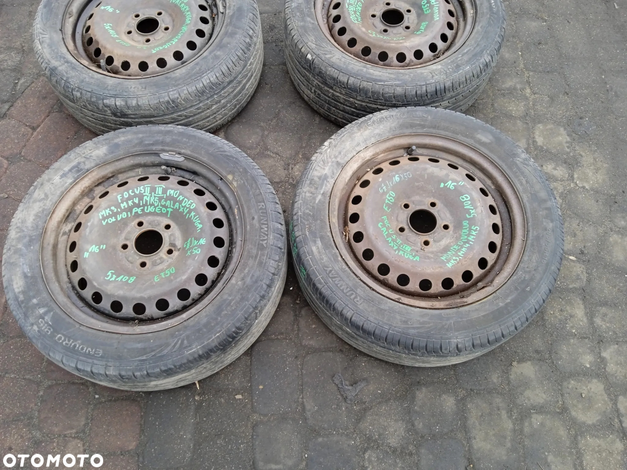 FELGA FORD MONDEO FOCUS GALAXY KUGA 16' ET 50 5x108 - 2