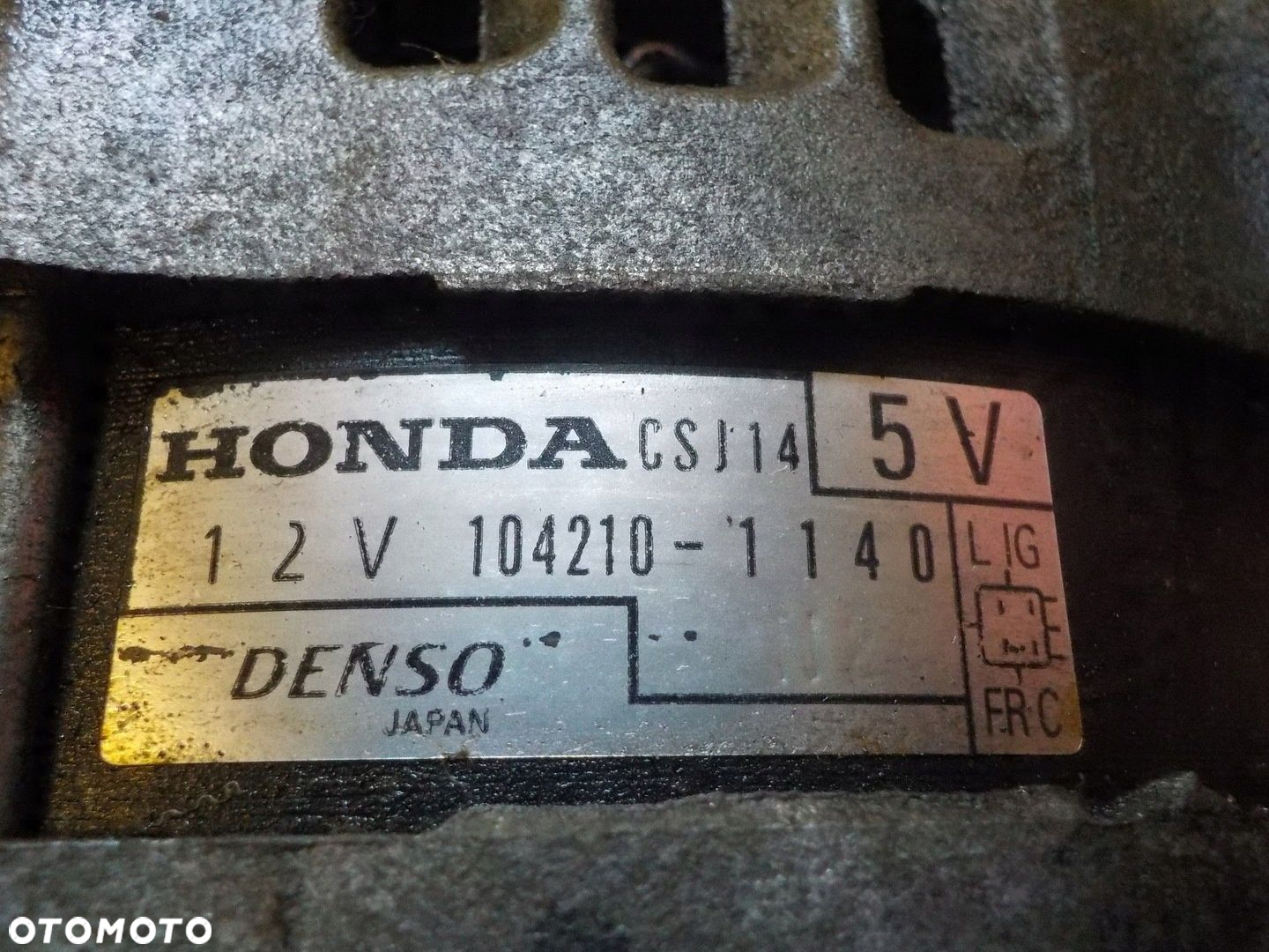 CR-V III 2.2 ICTDI 12r 150KM N22B3 alternator 104210-1140 - 5