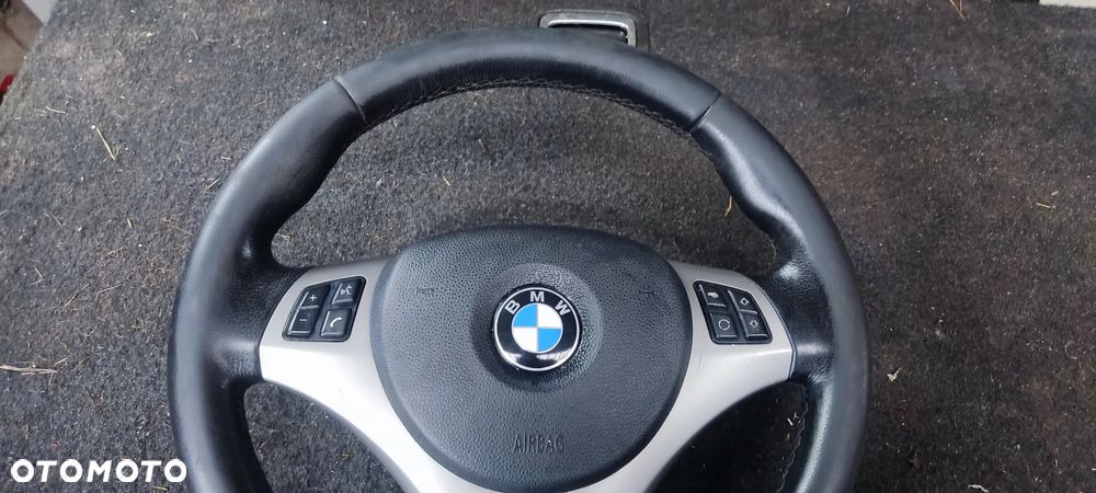 BMW E90 KIEROWNICA MULTIFUNKCJA SKÓRA AIRBAG - 2
