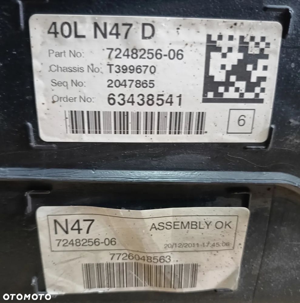 MINI R55N R56N Zbiornik paliwa N47 Diesel 7271541 - 6
