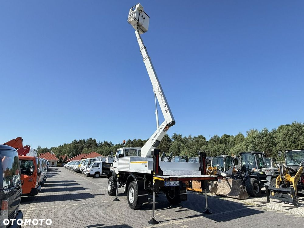 Mercedes-Benz UNIMOG 437 4x4 Zwyżka RUTHMANN STEIGER TB 220 Podnośnik Koszowy - 20