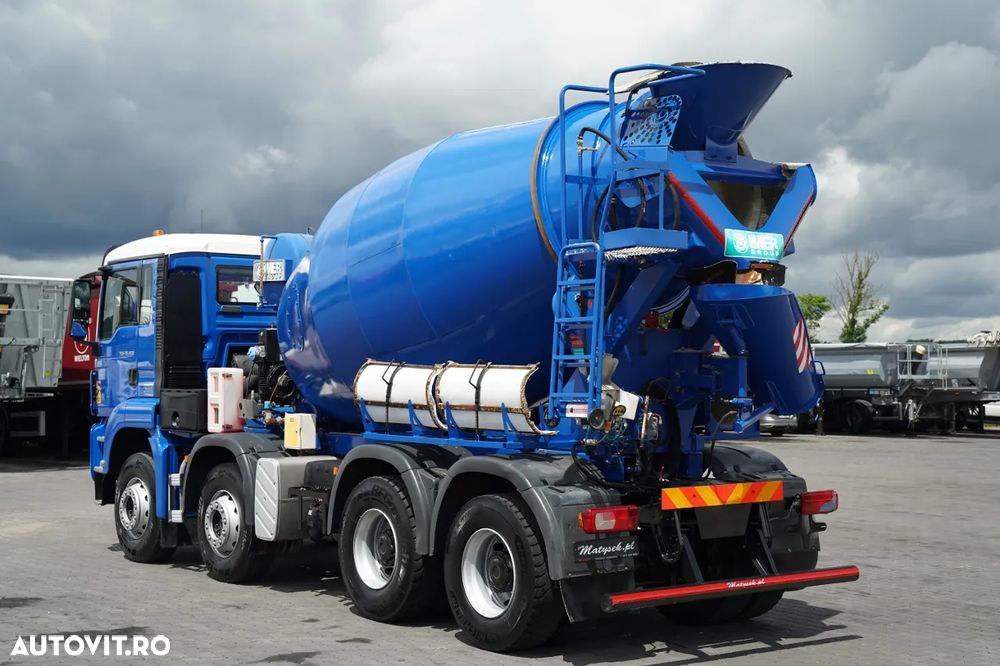MAN TGS 35.400 / 8x4 / BETONIERĂ / IMER / BETONIERĂ 9 M3 / - 4