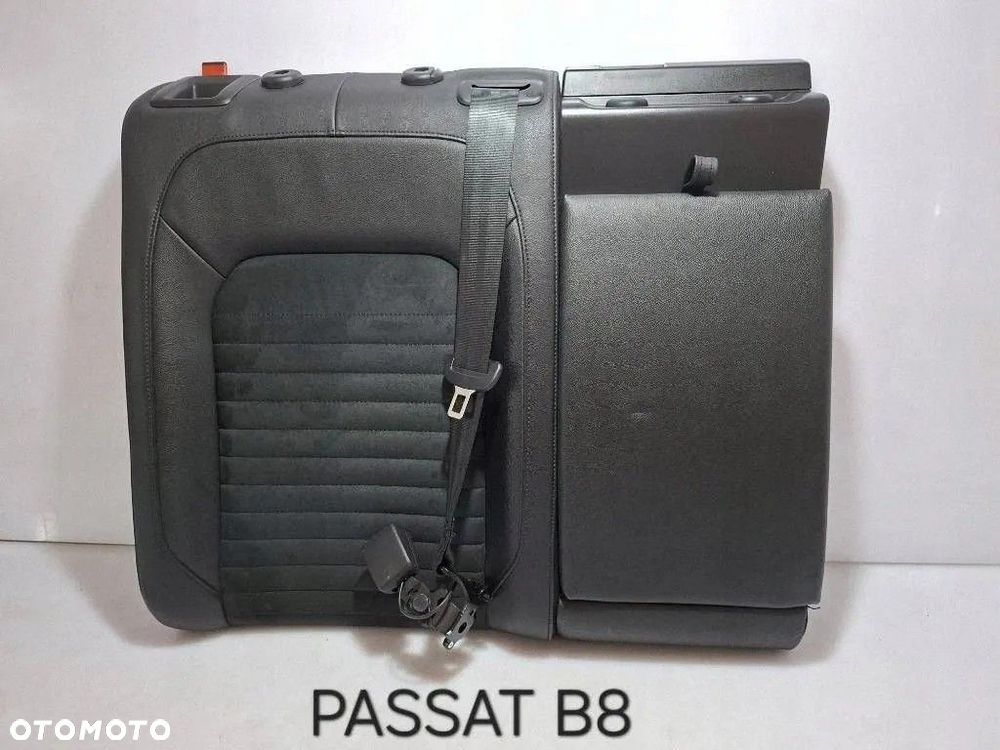 VW PASSAT B8 3G 2019 oparcie tylnej kanapy skóra alcantara schowek na narty - 1