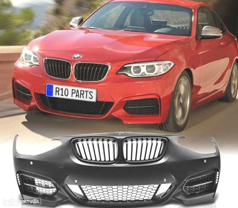 PARA-CHOQUES FRONTAL BMW F20 F21 LOOK M235 11-15 + GRELHAS - 1
