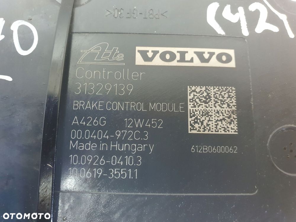 Volvo V70 III S80 II POMPA ABS hamulcowa Sterownik 31329139 P31329139 - 2