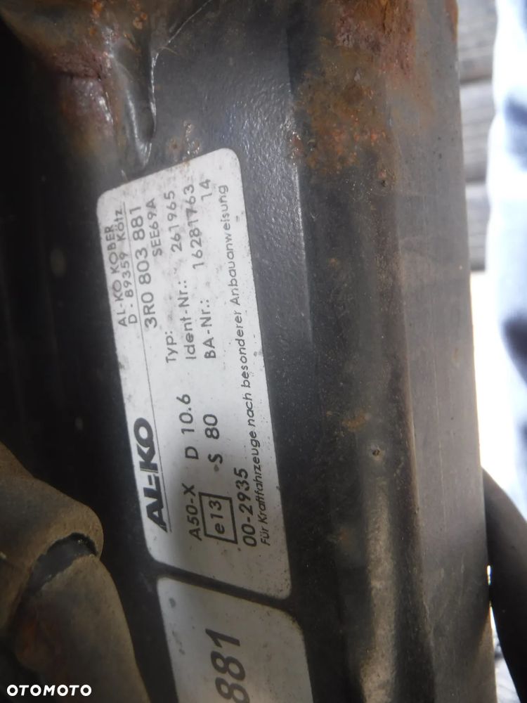 Audi A4 B6 B7 Seat Exeo Kombi hak AL-KO ALKO wypinany holowniczy 3R0803881 8E0800495D - 6