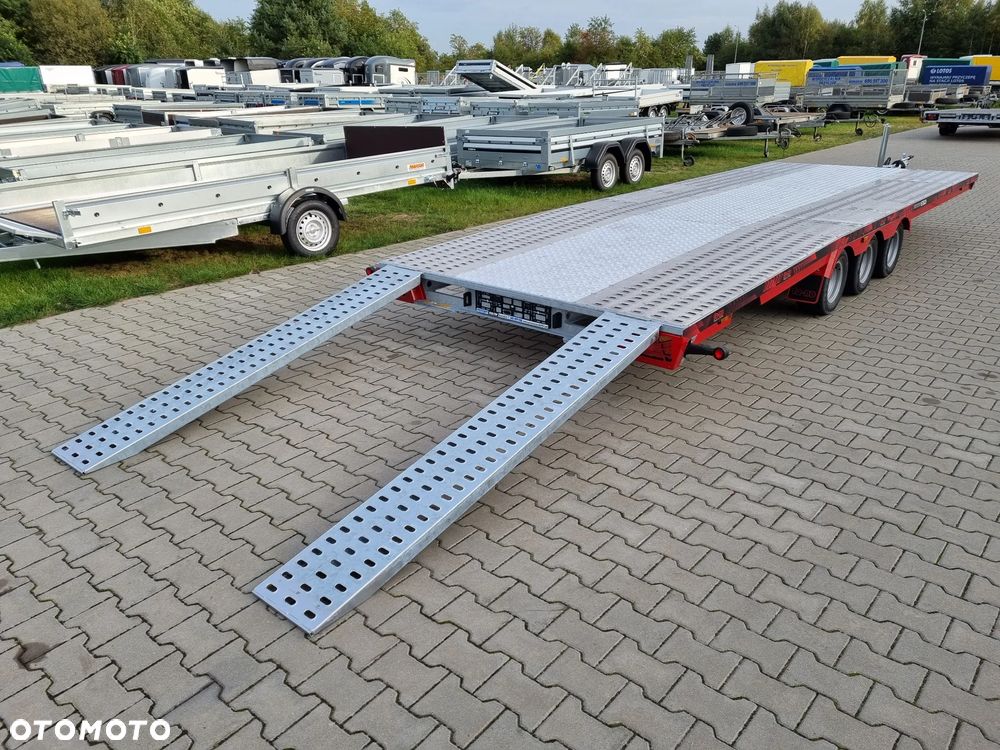 TA-NO Scorpio 55 PREMIUM laweta 3 osiowa 5.5m 3500kg DMC najazdy niski załadunek - 25