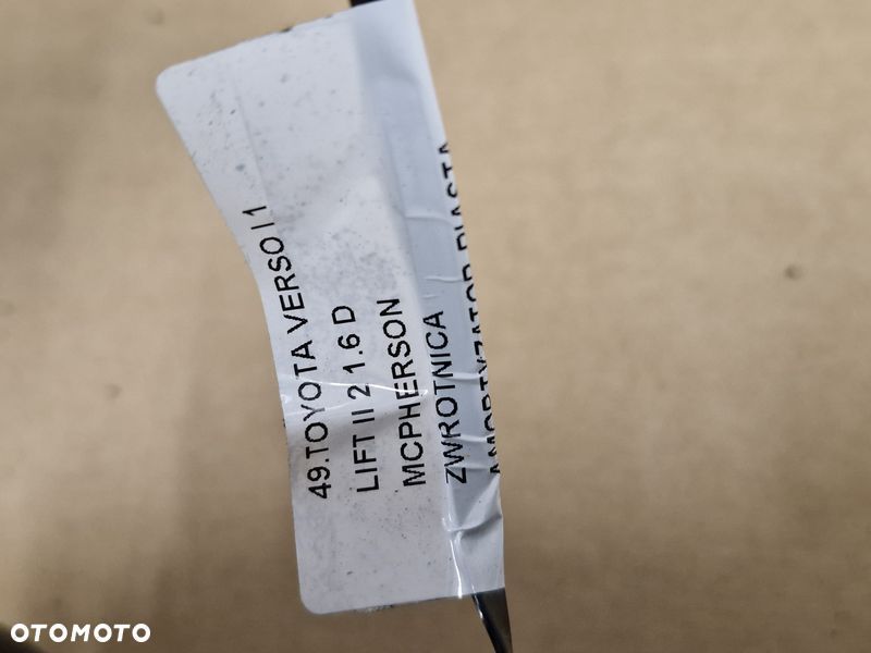 TOYOTA VERSO 1 I LIFT 1.6 D MCPHERSON LEWY ZWROTNICA LEWA PIASTA AMORTYZATOR - 5