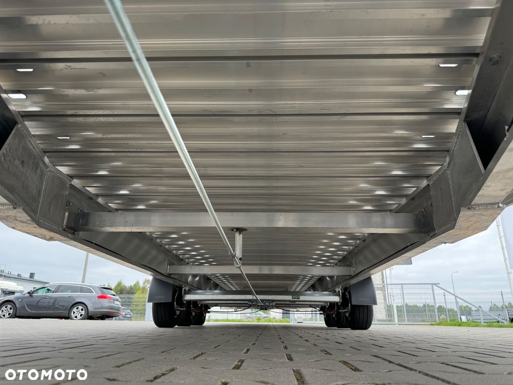 Gromex laweta aluminiowa | 850x210cm | DMC 3500kg | platforma na 2 auta | 3 osie AL-KO | OŚWIETLENIE LED - 16