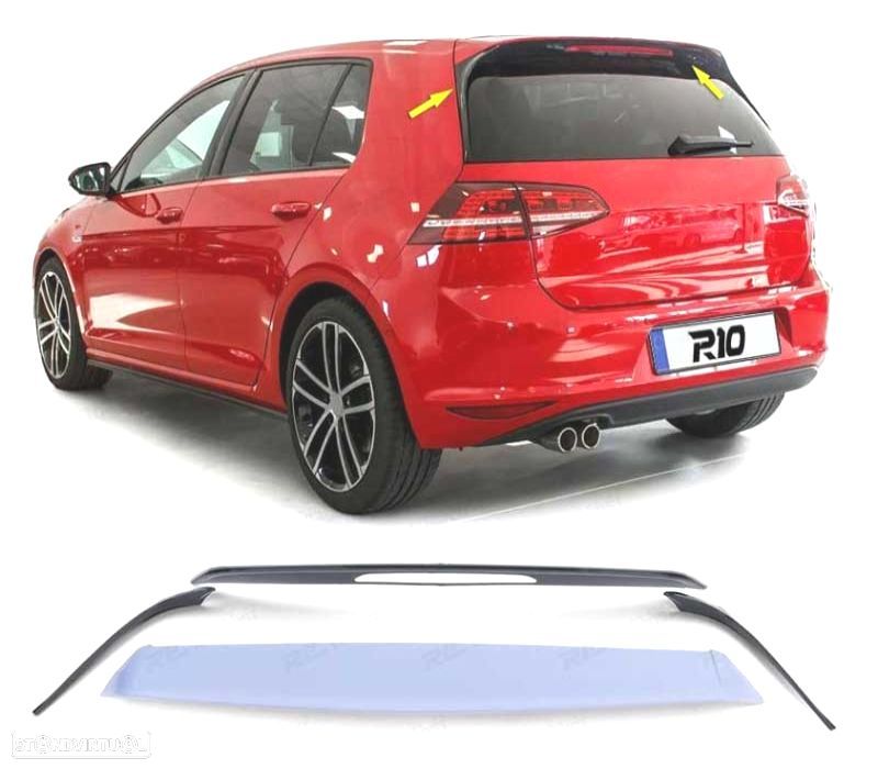 AILERON TRASEIRO VOLKSWAGEN VW GOLF 7 - 7.5 12-20 LOOK GTI - 1