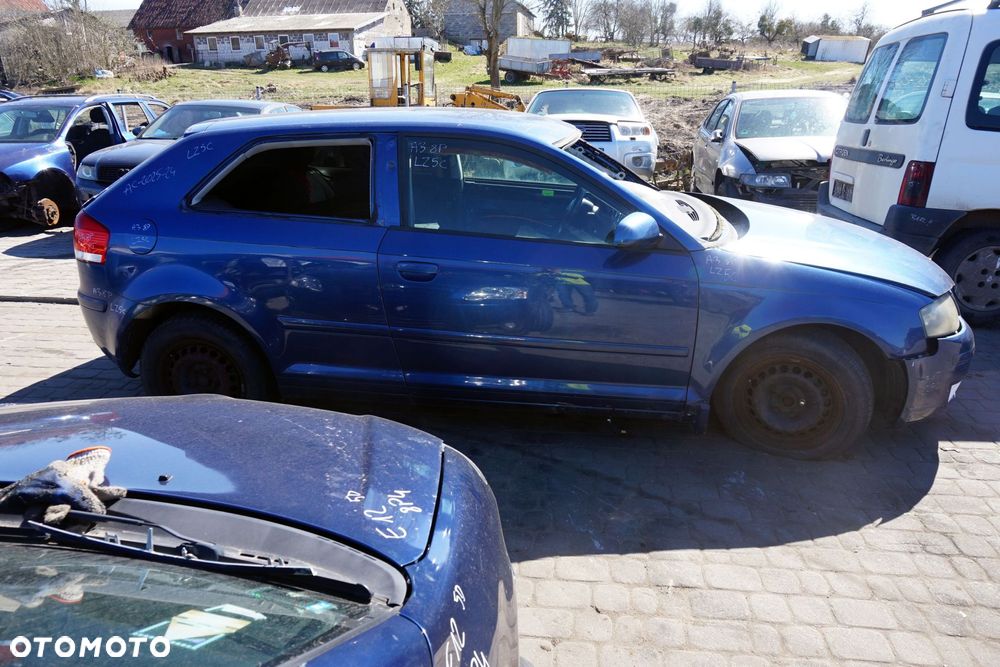AUDI A3 8P 3D HB 2003 LZ5C 2.0 TDI BKD 140KM GRF NIEBIESKI na części - 6