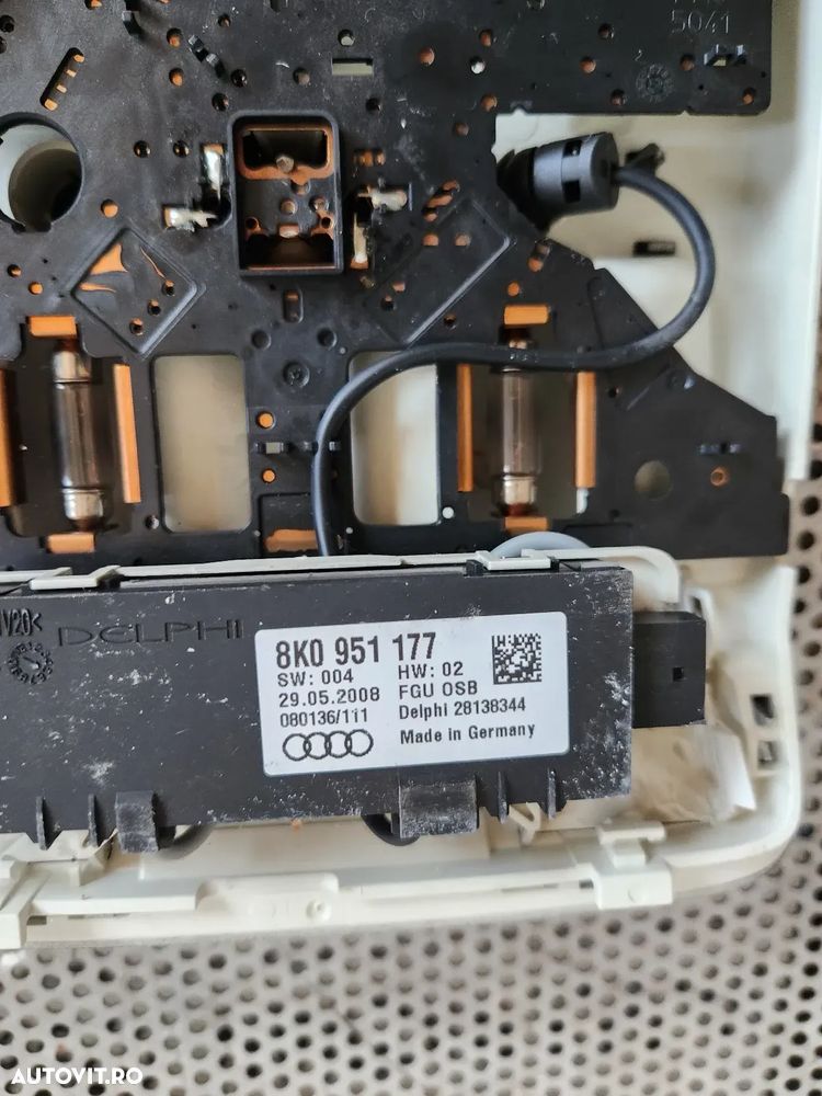 Plafoniera Neagra S Line S-Line Audi A4 B8 Cod 8K - 6