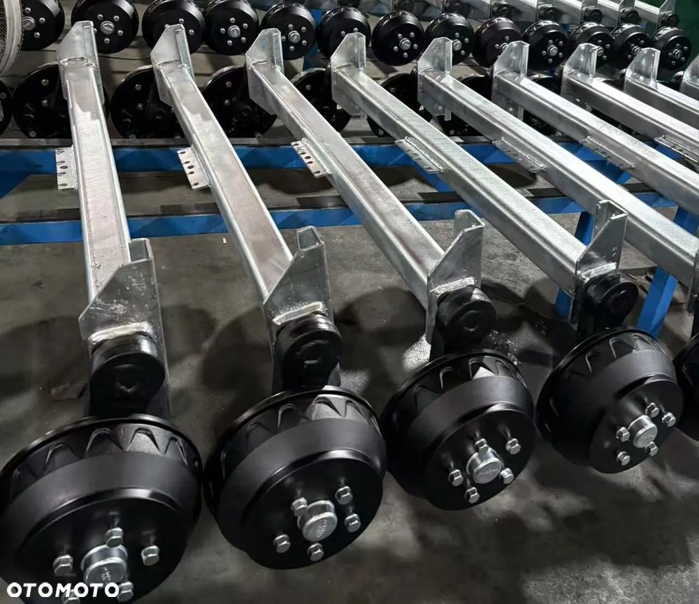 Oś hamowana przyczepy 1800kg 5x112 1500mm zamiennik VGB18 Knott - zestaw: linki + śruby - 7