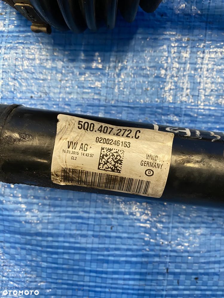 PÓŁOŚ PÓŁ OŚ PRAWY PRAWA LEWY LEWA PRZÓD PRZEDNIA  KRÓTKA DŁUGA  AUDI A3 8V GOLF VII SEAT SKODA 1.4TFSI 1.4TSI 5Q0407271A 5Q0407272C - 6