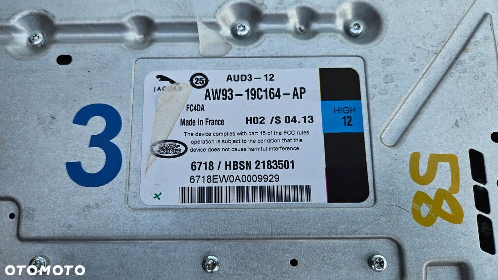 Jaguar XJ 351 Wzmacniacz audio HIGH12 AW93-19C164-AP - 2